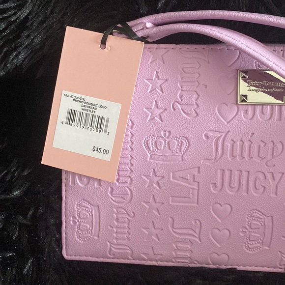 🆕Juicy Couture Orchid Bouquet Logo Daydream Wrislet - Picture 2 of 12
